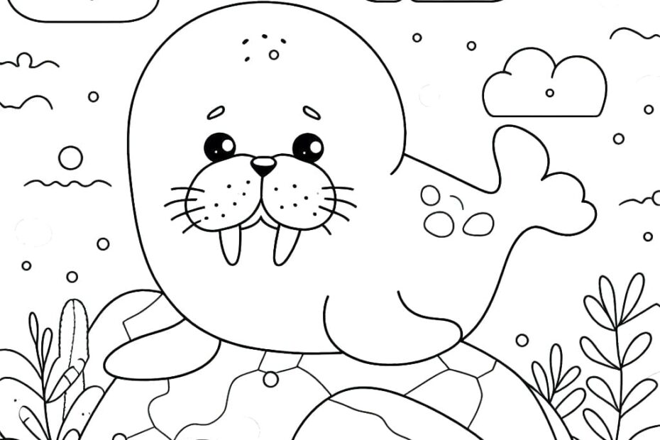 Walrus For Children Coloring Page Download Print Or Color