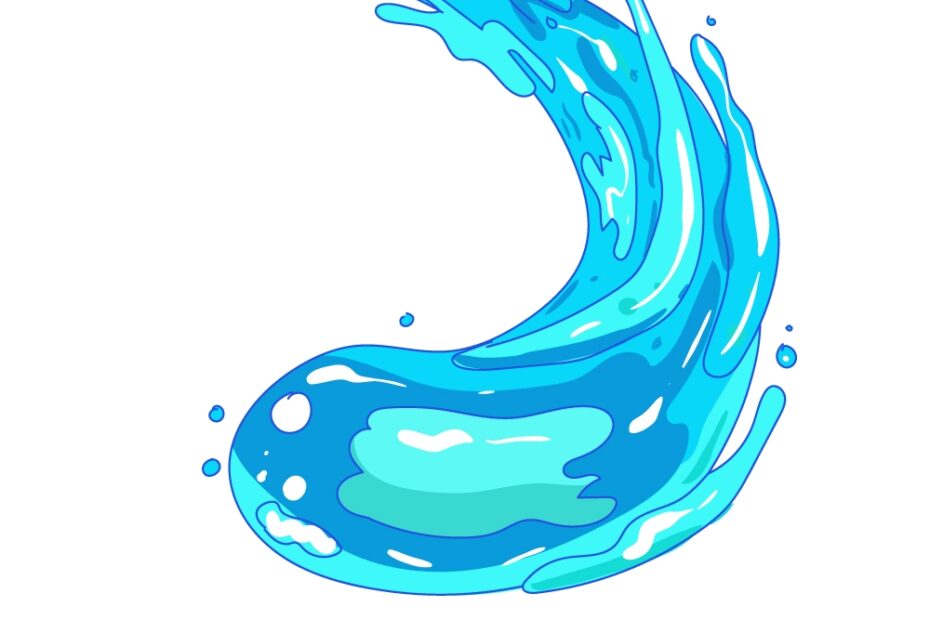 Water Drawing How To Draw Water Step By Step