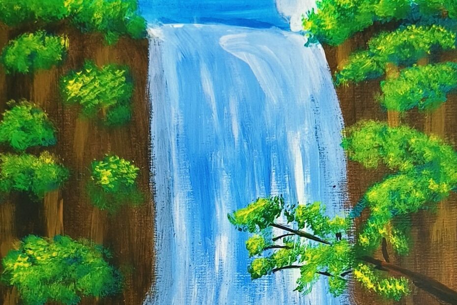Waterfall Painting