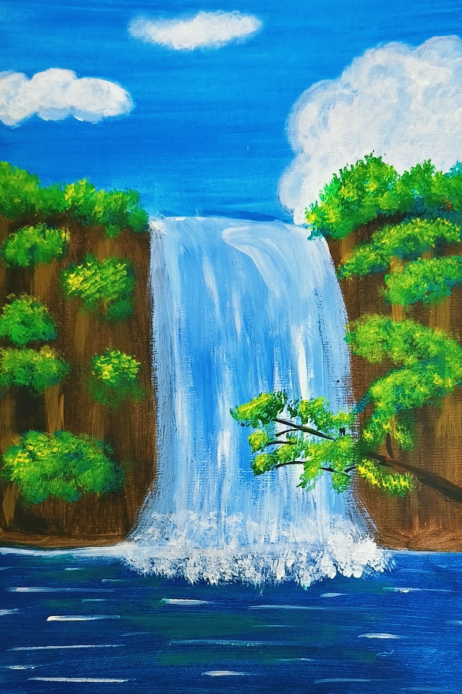 Waterfall Painting