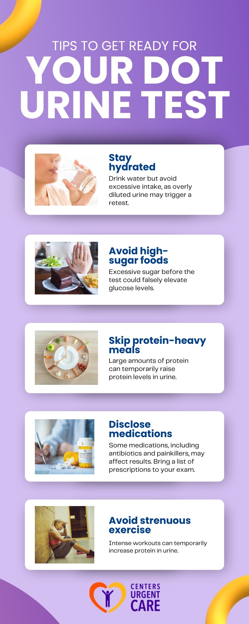 What Is Tested In A DOT Physical Urine Examination Centers 