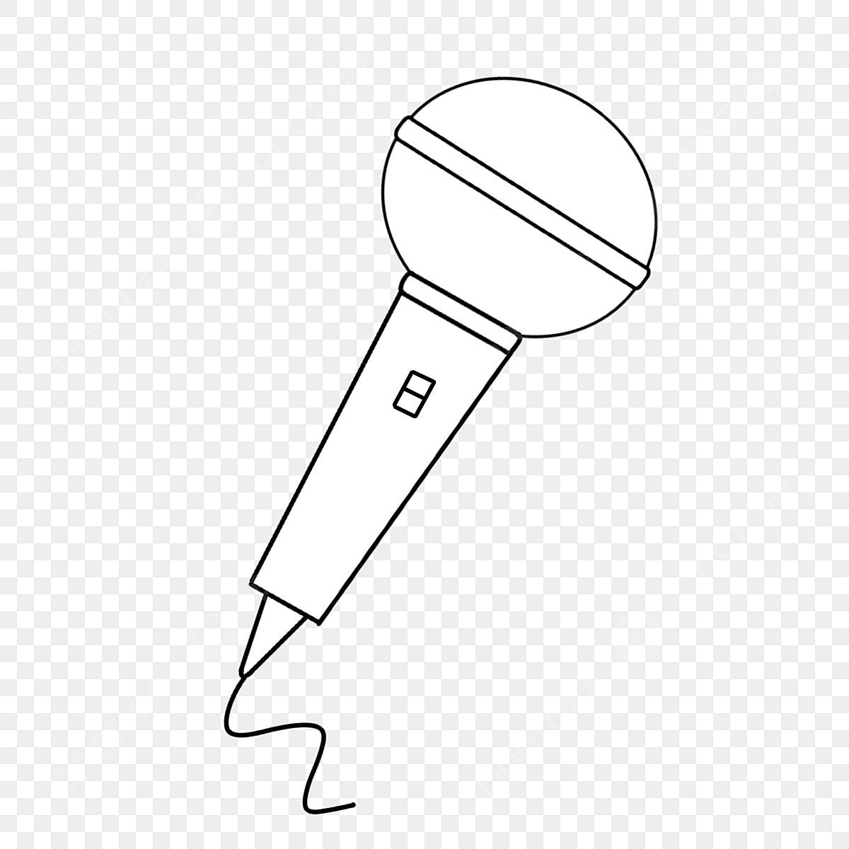 White Microphone Clipart Phone Drawing Lip Drawing Microphone 