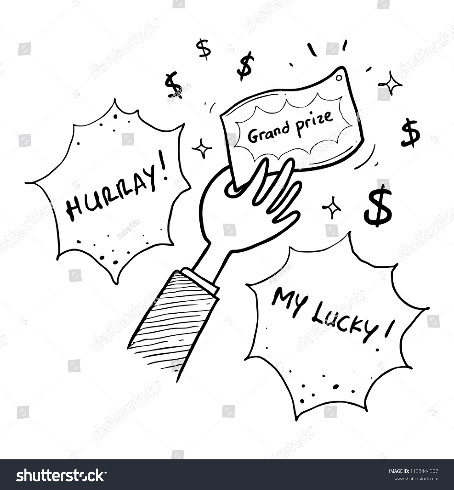 Winning Lottery Drawing Stock Vector Royalty Free 1138444307 Shutterstock
