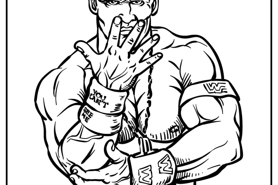 WWE Coloring Pages 100 Free Printables