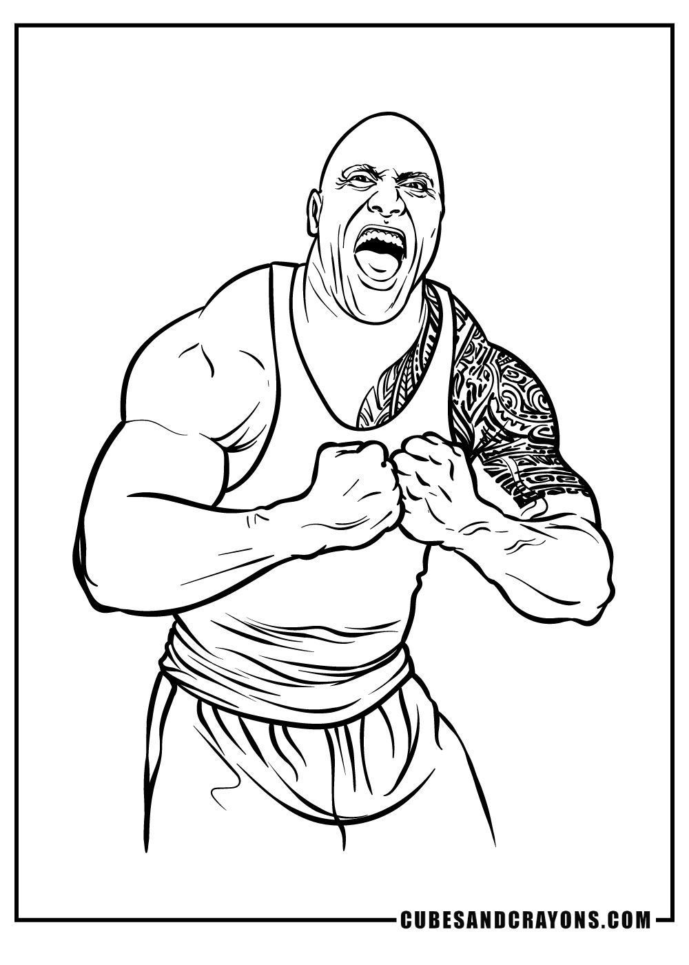 WWE Coloring Pages 100 Free Printables 