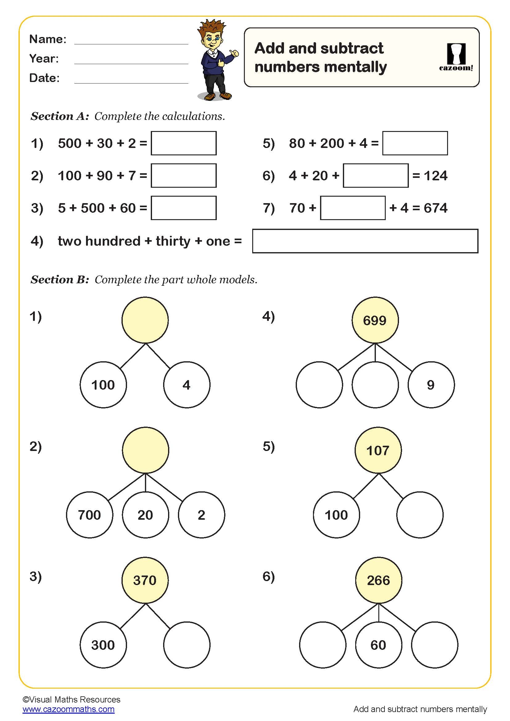 maths worksheets