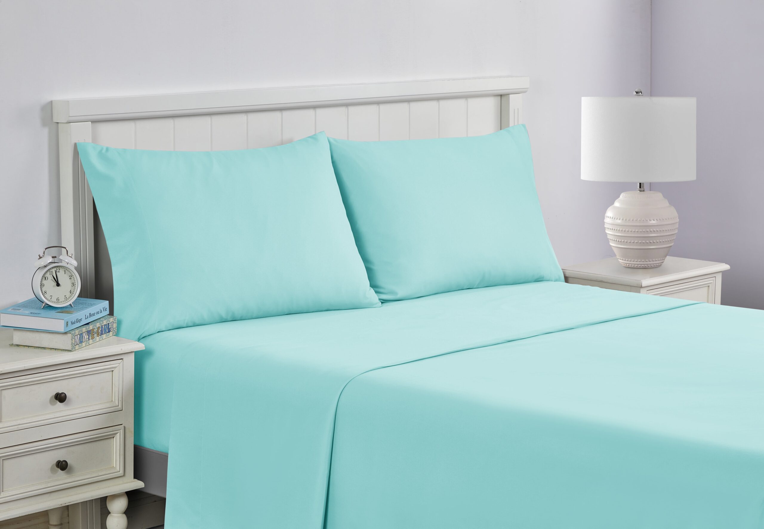 Your Zone 4 Piece Kids Soft Microfiber Sheet Set Teal Full