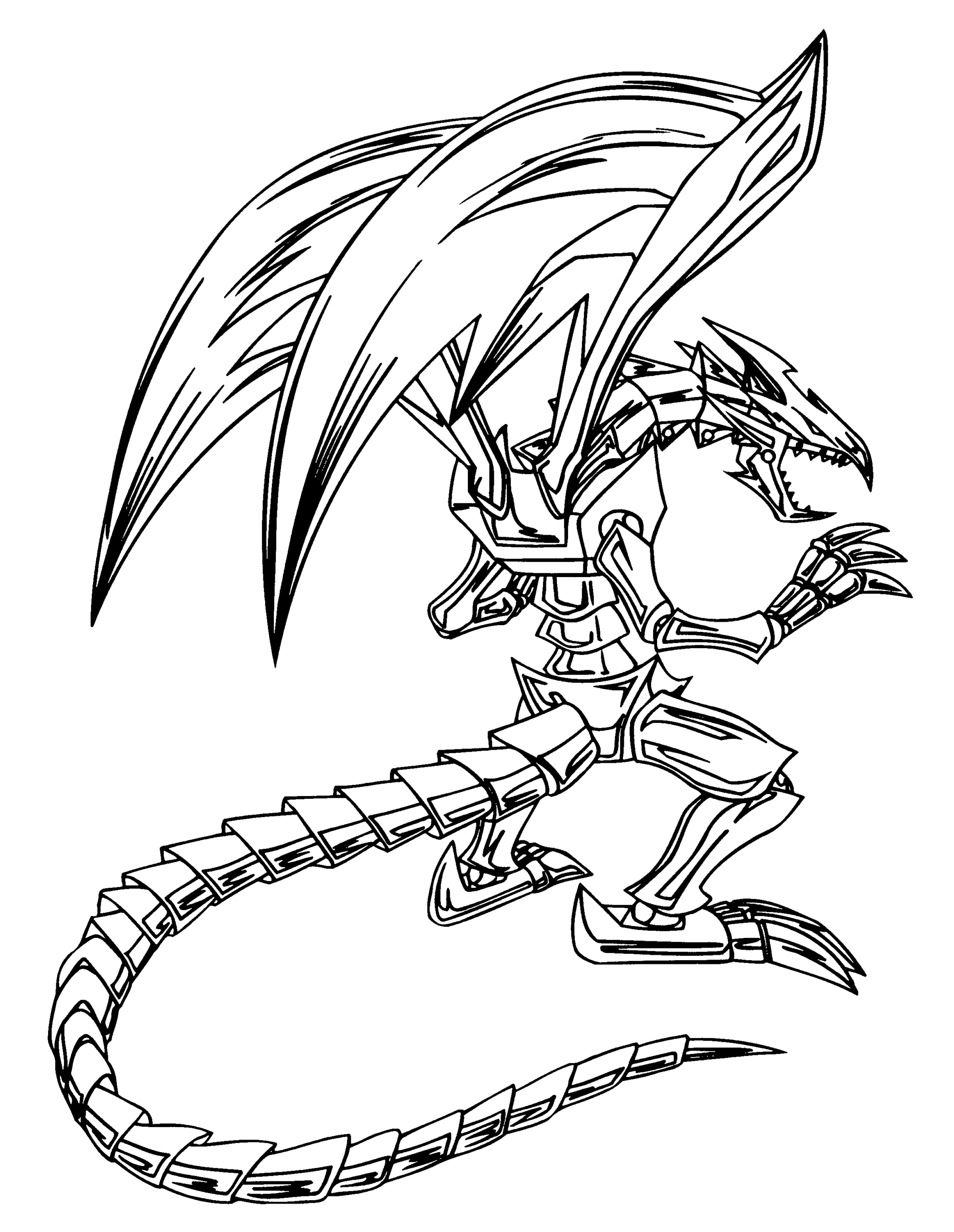 Yu Gi Oh 53085 Cartoons Free Printable Coloring Pages