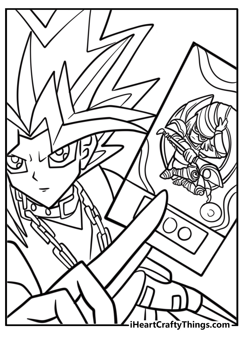 Yu Gi Oh Coloring Pages 25 Free Printables For Kids 