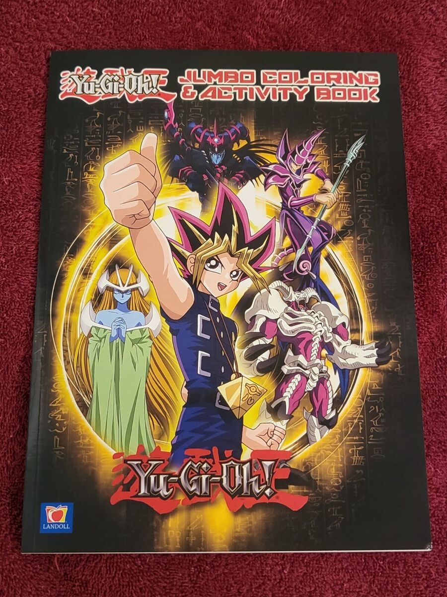 Yugioh Jumbo Coloring U0026 Activity Book Rare Brand New FREE SHIPPING 