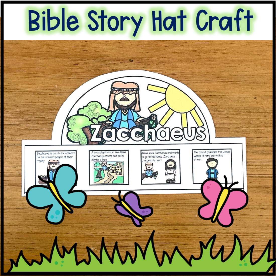 Zacchaeus Bible Activities Stories Of Jesus Bible Lessons Zacchaeus The Tax Collector