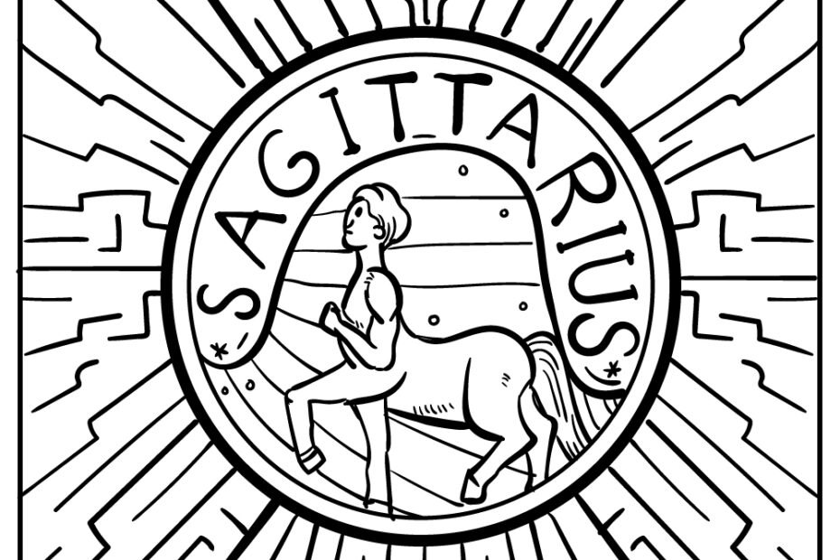 Zodiac Sign Coloring Pages 100 Free Printables
