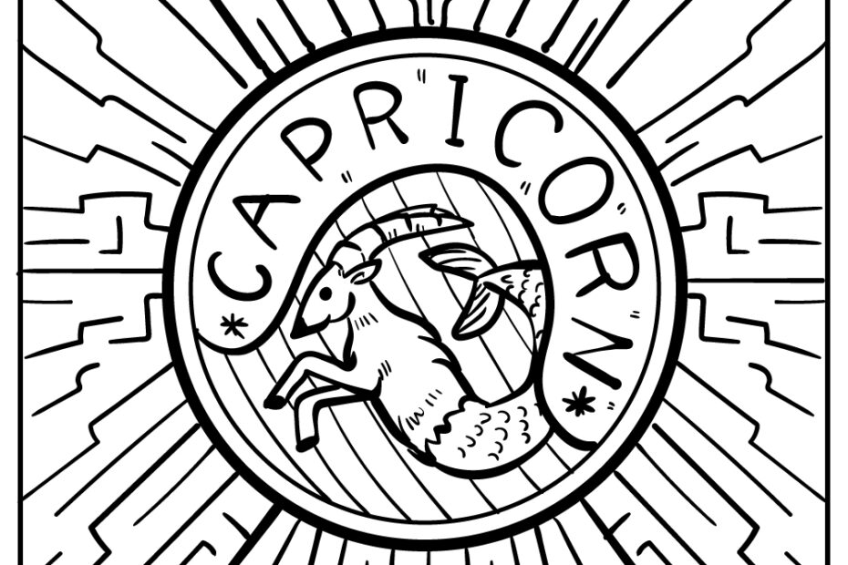 Zodiac Sign Coloring Pages 100 Free Printables