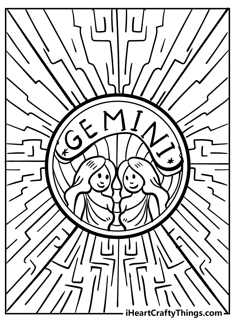 zodiac coloring sheets