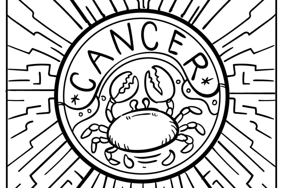 Zodiac Sign Coloring Pages 100 Free Printables